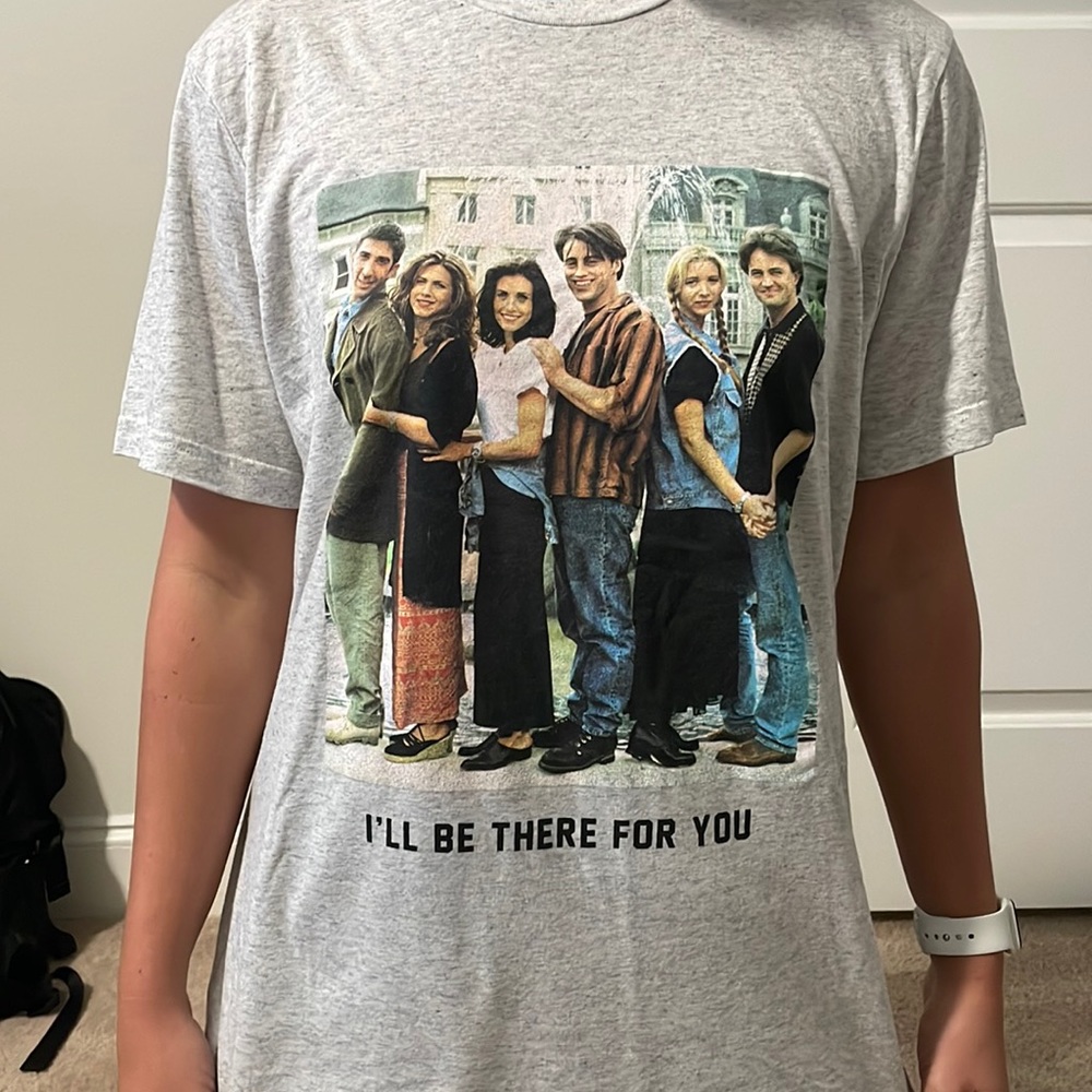 Friend I’ll Be There For You gray t shirt short sleeve